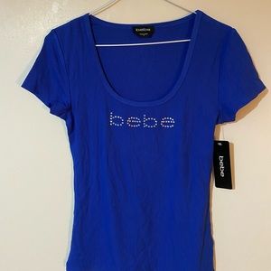 Royal blue Bebe t shirt